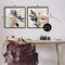 Stupell Industries Black & Beige Botanicals 2pc Framed Giclee Wall Art Set Design by Lazar Studio